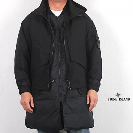 스톤아일*드 STONE ISLAND 구스다운 롱 파카 & 판쵸자켓