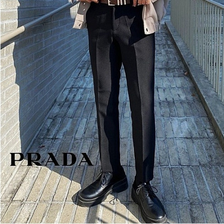 프*다 PRADA 사계절 와플 시크릿 히든밴딩 슬랙스