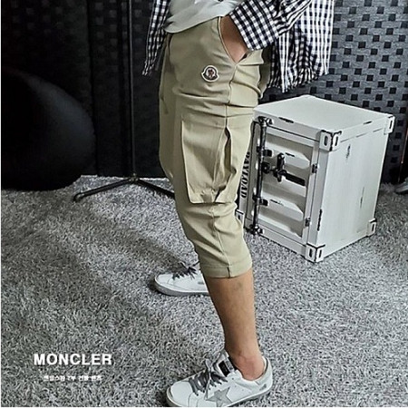 몽클*어 MONCLER 밴딩 스판 7부 건빵 팬츠