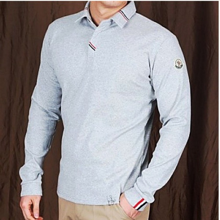 몽클*어 테잎 카라 티셔츠