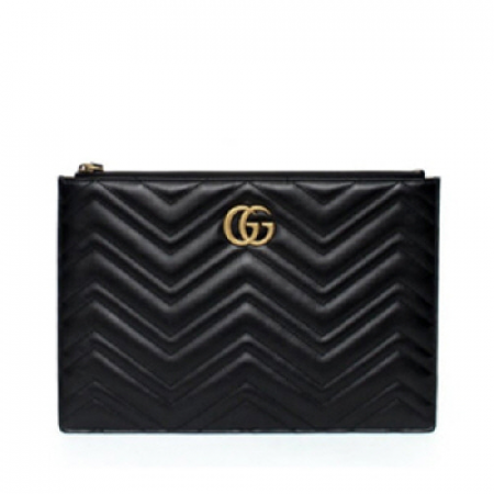 구찌 마틀라세 클러치백 블랙