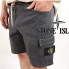 스톤아일*드 STONE ISLAND 와팬 피그먼트 카고 하프 팬츠