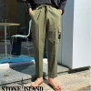 스톤아일*드 STONE ISLAND 린넨 카고 코스 밴딩 팬츠