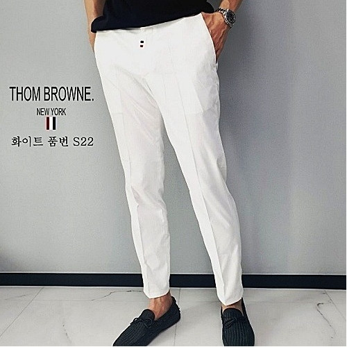 톰브*운 THOM BROWNE 듀얼 히든 밴딩 슬랙스