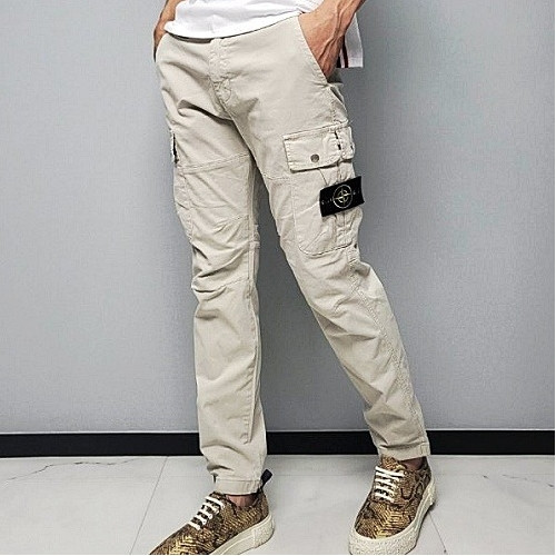 스톤아일*드 STONE ISLAND 고스트 지퍼 카고 팬츠