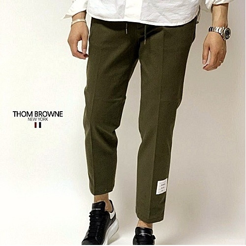 톰브*운 THOM BROWNE 코튼 댄딩 팬츠