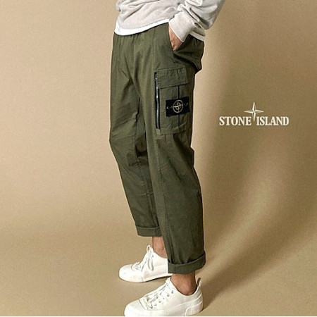 스톤 아일*드 포켓 스판 데이퍼드 카고