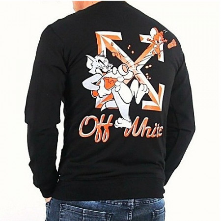 오프 화*트 톰&제리 맨투맨