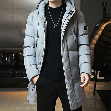 스톤아일*드 리저렉티브 하프 패딩