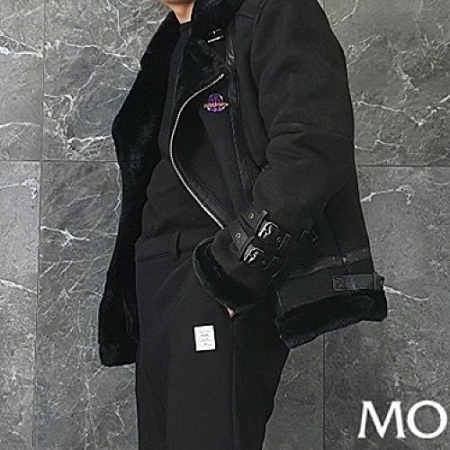 MONCLER 팜엔젤 콜라보 스웨이드 무스탕 자켓