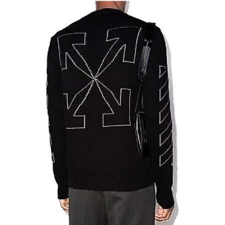 오프화*트 OFF-WHITE 애그널 니트