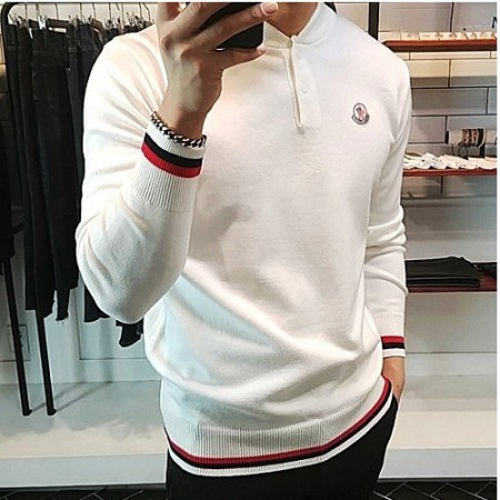 몽클*어 3컬러링 헨리넥 니트