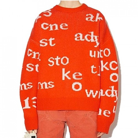 아*네 ACNE STUDIOS 로고서틴 스웨터