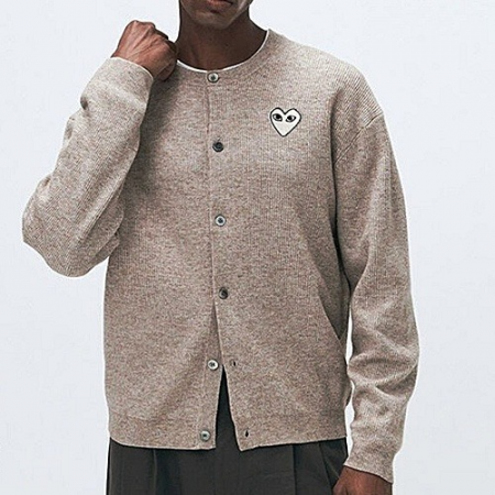 꼼데가*송 하찌 라운드 가디건