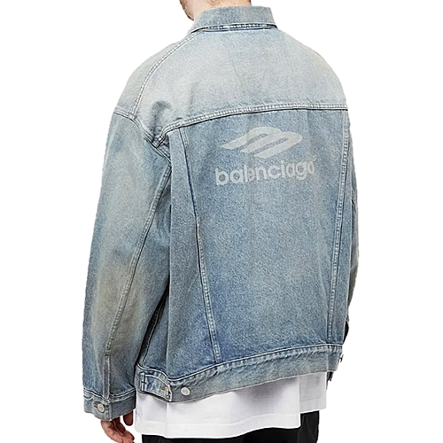 발렌시*가 BALENCIAGA 3B로고 데님자켓