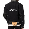 LANVIN x GALLERYDEPT 레더칼라 데님자켓