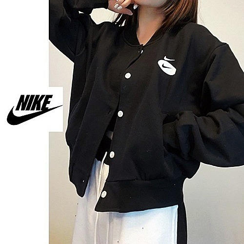 NIKE 더블스우시 바시티 자켓