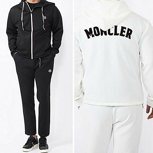 MONCLER U 로고 삼선 후드 트레이닝 SET