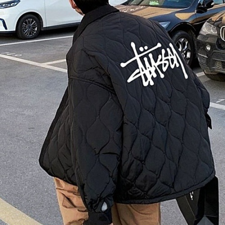 스투시 항아리 누빔 자켓