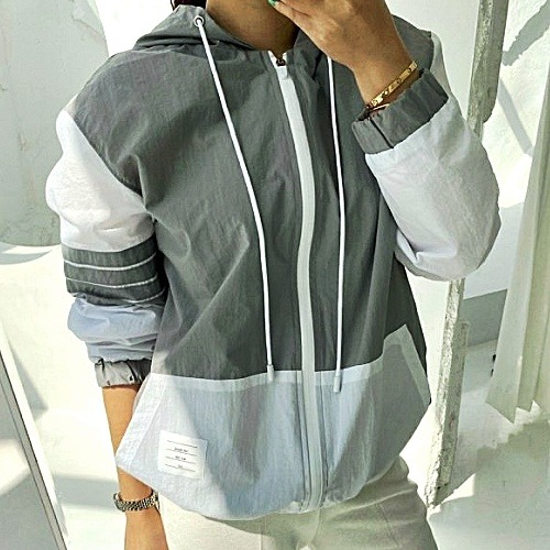 THOM BROWNE 풀오버 윈드 브레이커