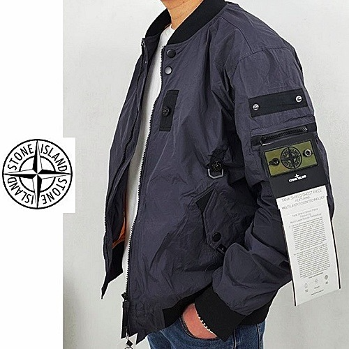 스톤아일*드 범퍼 블루종 자켓