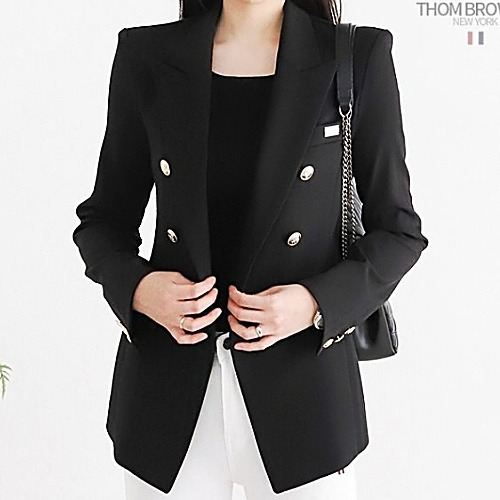 톰브*운 THOMBROWNE 더블 브레스트 블레이져