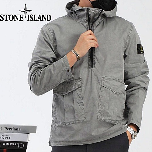 스톤아일*드 STONE ISLAND 아노락 후드 오버셔츠