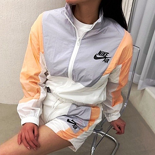 NIKE 카리나 배색 셋업