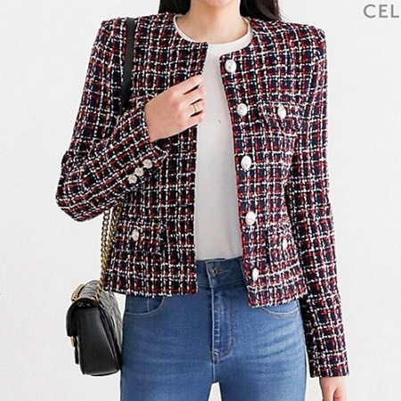 CELINE 트위드 자켓