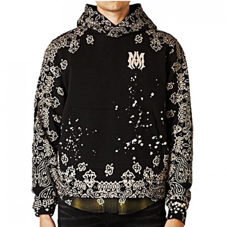 아미리 AMIRI 반다나 올오버 블리치 후디