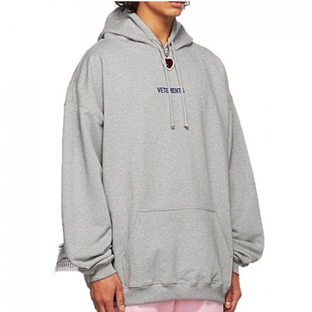 베*멍 VETEMENTS 헤비쭈리 레이블 오버사이즈 후디