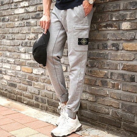 스톤아일*드 STONE ISLAND 사이드 포켓 트레이닝 팬츠