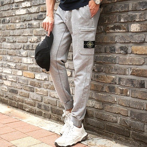 스톤아일*드 STONE ISLAND 사이드 포켓 트레이닝 팬츠