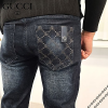 GUCCI 포켓견장 진청 청바지