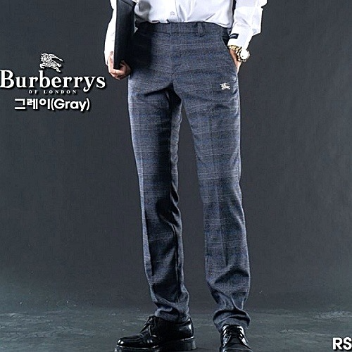 버*리 Burberrys 럭셔리 글렌 체크 슬랙스