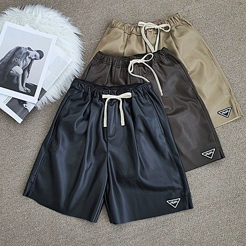 프*다 레더밴딩 5부 팬츠