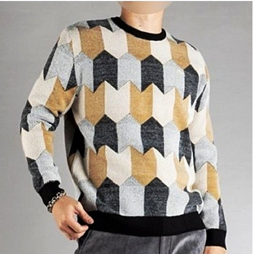 Burberrys 버*리 패턴 라운드 니트