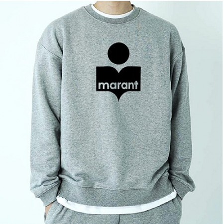 이자벨*랑 로고인 레터링 맨투맨