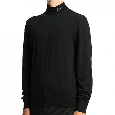 디* DIOR 자수로고 하프넥 니트