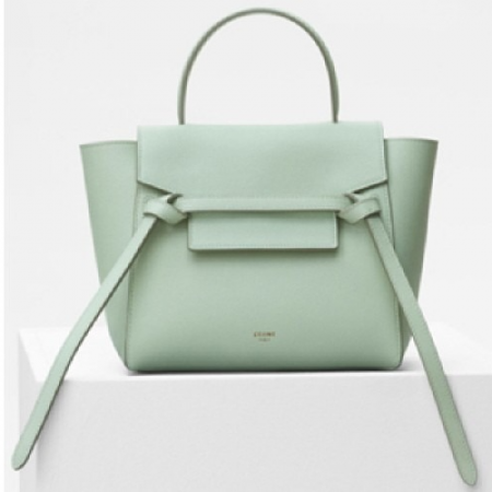 셀린느 나노 벨트 숄더백 파스텔그린