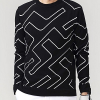남성골프웨어 빅 브리저 자카드 스웨터니트