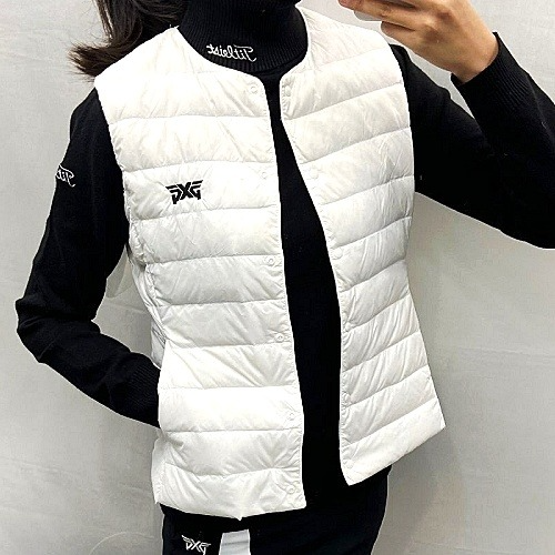 P*G 여성 패팅 조끼 패딩