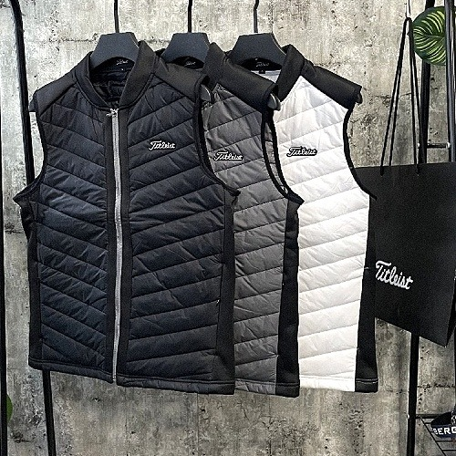 타이틀리*트 브이배색 와팬조끼