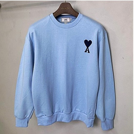 아* AMI 핸들자수 스웻셔츠