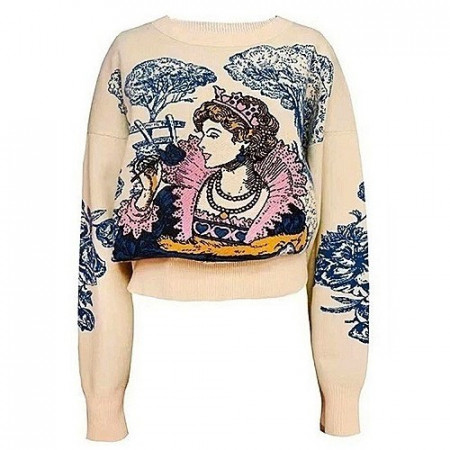 돌체앤가*나 퀸 일러스트 니트