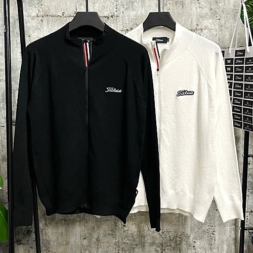 타이틀리*트 Titleist 와팬 니트 집업