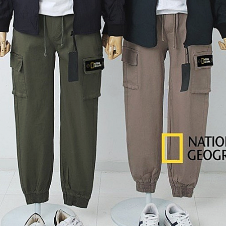 내셔널 지오그래픽 스판 코튼 카고팬츠
