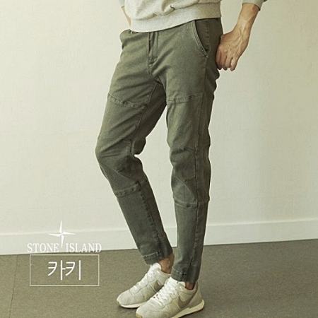 스톤아일*드 STONE ISLAND 벨크로 메탈 팬츠