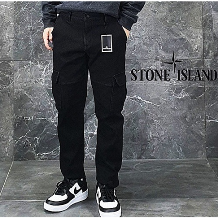 STONE ISLAND 2포켓(스냅) 빈티지 기모 청바지