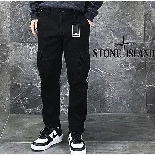 STONE ISLAND 2포켓(스냅) 빈티지 기모 청바지